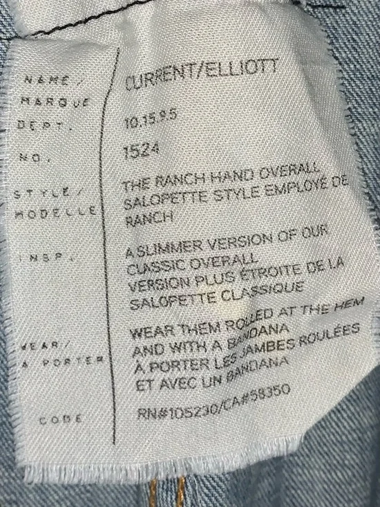 Current/Elliott The RanchHand Overall - Picture 8 of 8